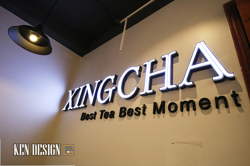 Thiết kế quán trà sữa XingCha Chùa Láng